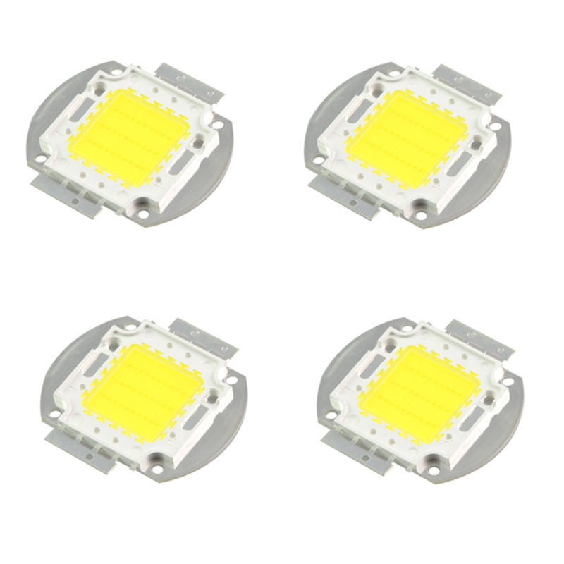 Vrai plein Watt 10W 20W 30W 50W 100w haute puissance COB lampe à LED puces ampoule avec pilote de LED pour bricolage projecteur Spot lumière pelouse