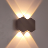 Personnalité nordique applique murale Simple Led salon fond rond applique hôtel Hall couloir éclairage forme de diamant