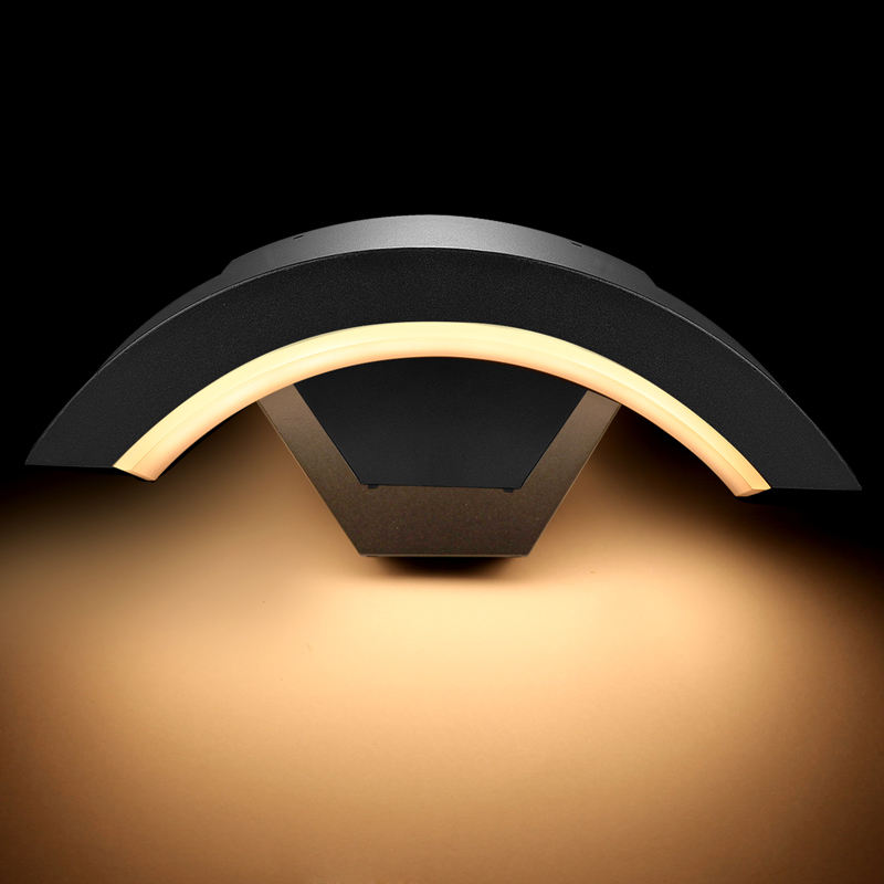 Lampe de jardin Sector 18W Applique d'extérieur étanche éclairage LED applique en aluminium