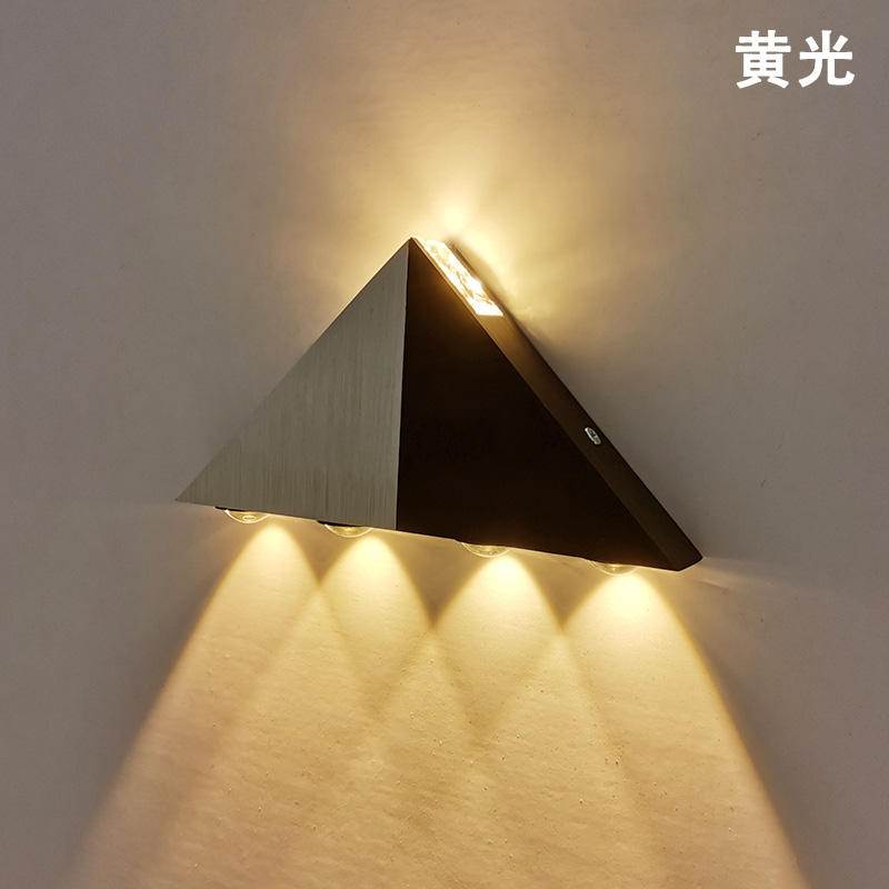 Kontak 4 voies faisceau étroit spots Rectangle Led éclairage mural jaune vert quantité lumineux rouge blanc bleu corps lampe puissance