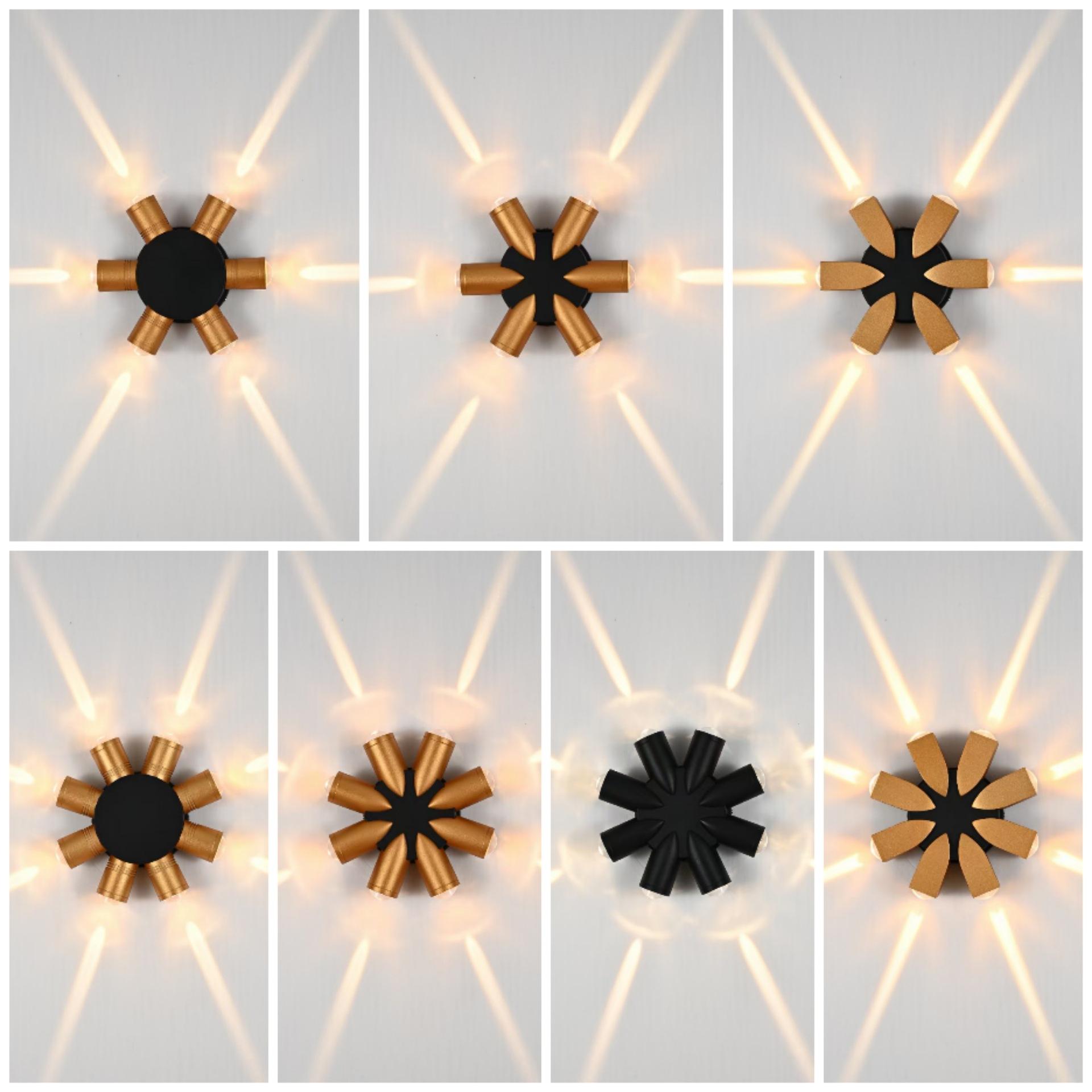 Moderne Simple Créatif Extérieur Étanche Applique LED Cour Lampes Porte Lampe Terrasse Balcon Applique Murale