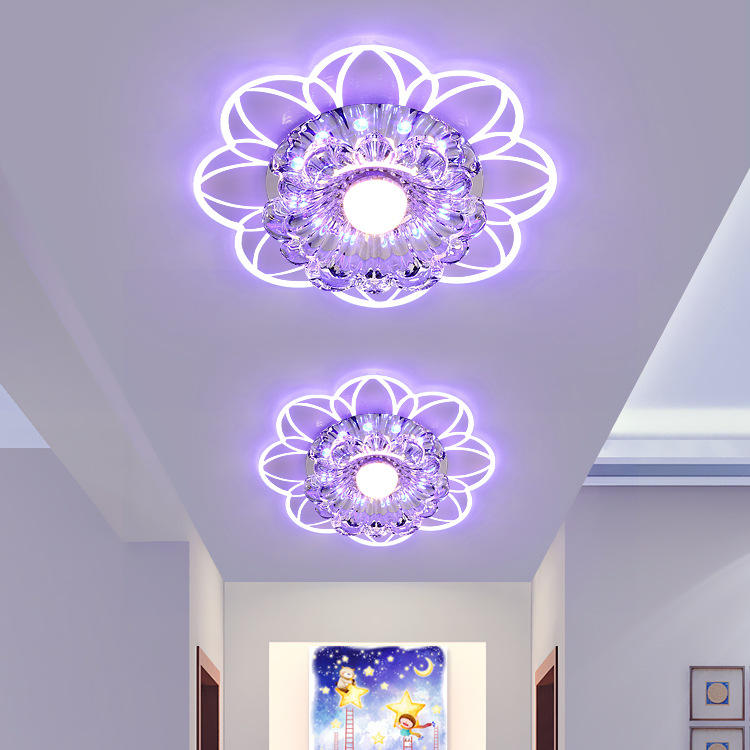 Plafonnier en cristal rose Plafonnier en cristal Plafonniers modernes pour salle à manger Plafonnier moderne du milieu du siècle Lampes pour plafond de salon Plafonnier Led Lampe