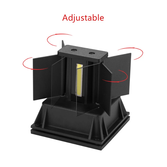 IP65 Étanche 12W 20W Intérieur Extérieur Led Mur Lampe En Aluminium Réglable Surface Monté AC85 ~ 265V Led Porche Lumière Applique