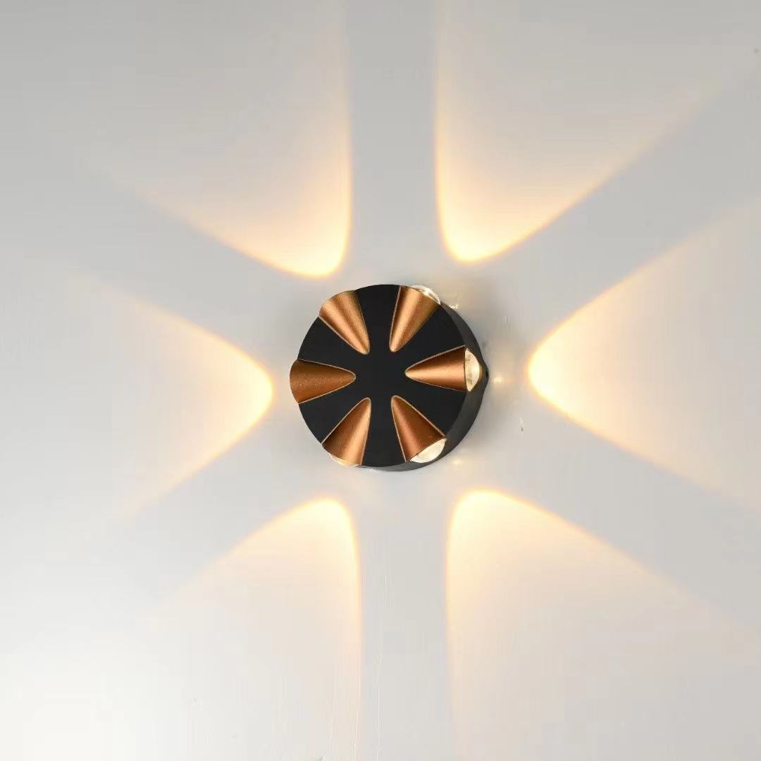 Applique murale de jardin étanche IP65 à LED Applique murale intérieure et extérieure décorative