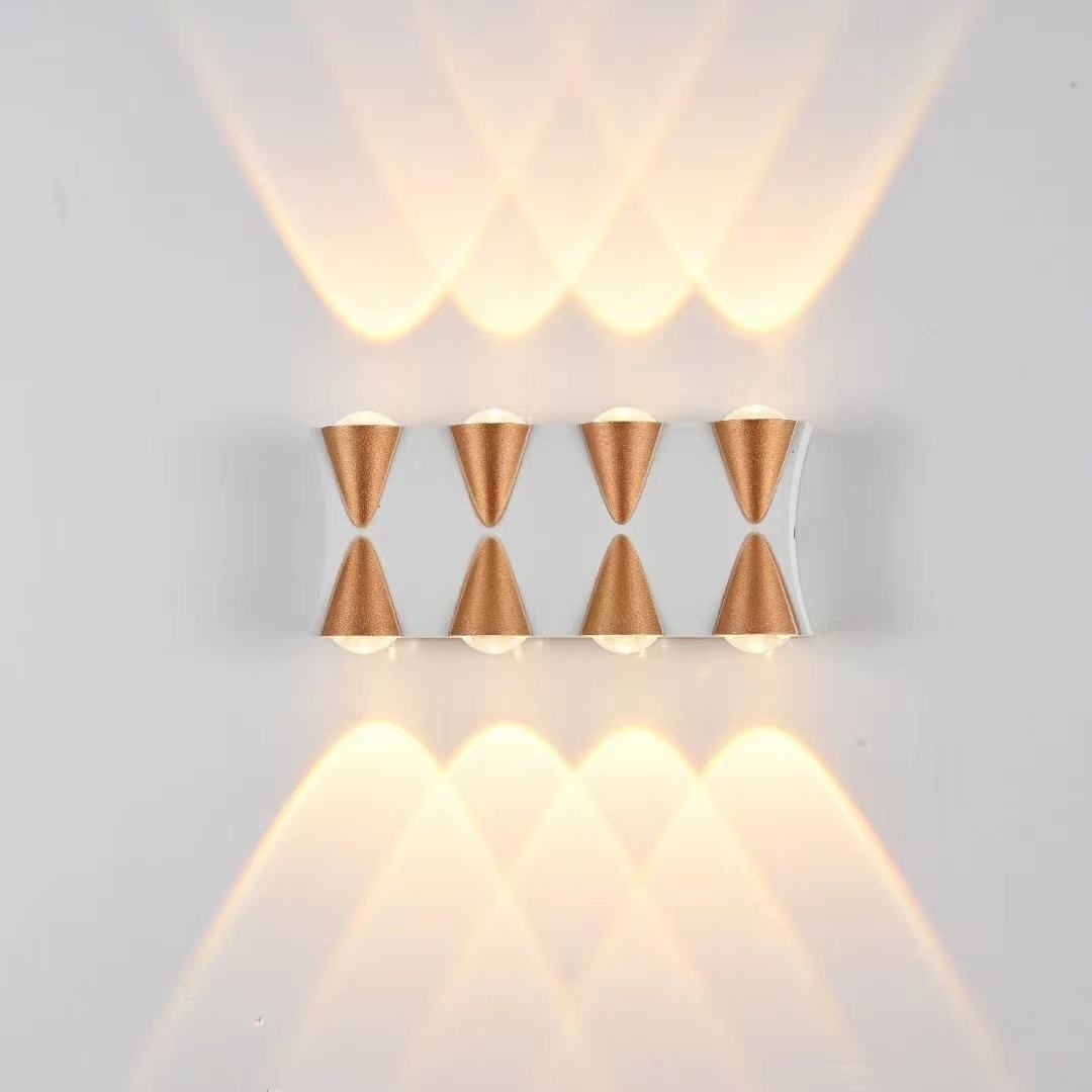 Applique murale de jardin étanche IP65 à LED Applique murale intérieure et extérieure décorative