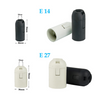 Câble de cordon d'alimentation de 1,8 m avec gradateur ON OFF Clip en métal E14 E27 Base de lampe Support de lampe à main Prise Cordon pour lampe de roche de sel