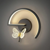 Papillon applique murale luxe chambre chevet moderne minimaliste salon fond nordique créatif allée couloir TV intérieur