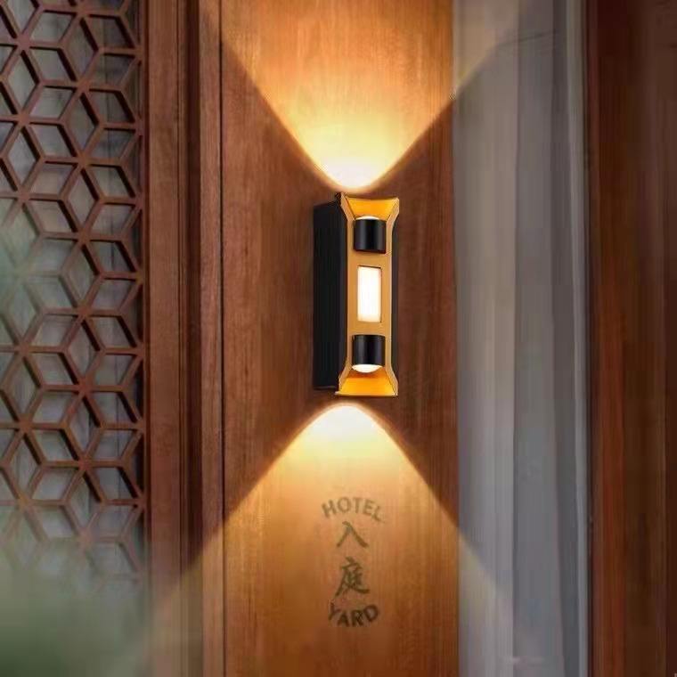 Moderne Mont Décor Extérieur Étanche En Plein Air De Luxe Pour La Maison Chambre Chambre Hôtel Lumière Applique Led Mur Lampe Mur Monté