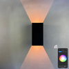 16 couleurs APP contrôle jardin lumière extérieur extérieur maison moderne étanche extérieur mur LED applique murale