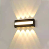 Applique murale Led porche extérieur intérieur vers le bas applique murale pour la maison escalier chambre chevet porte lampe couloir éclairage marque lumière