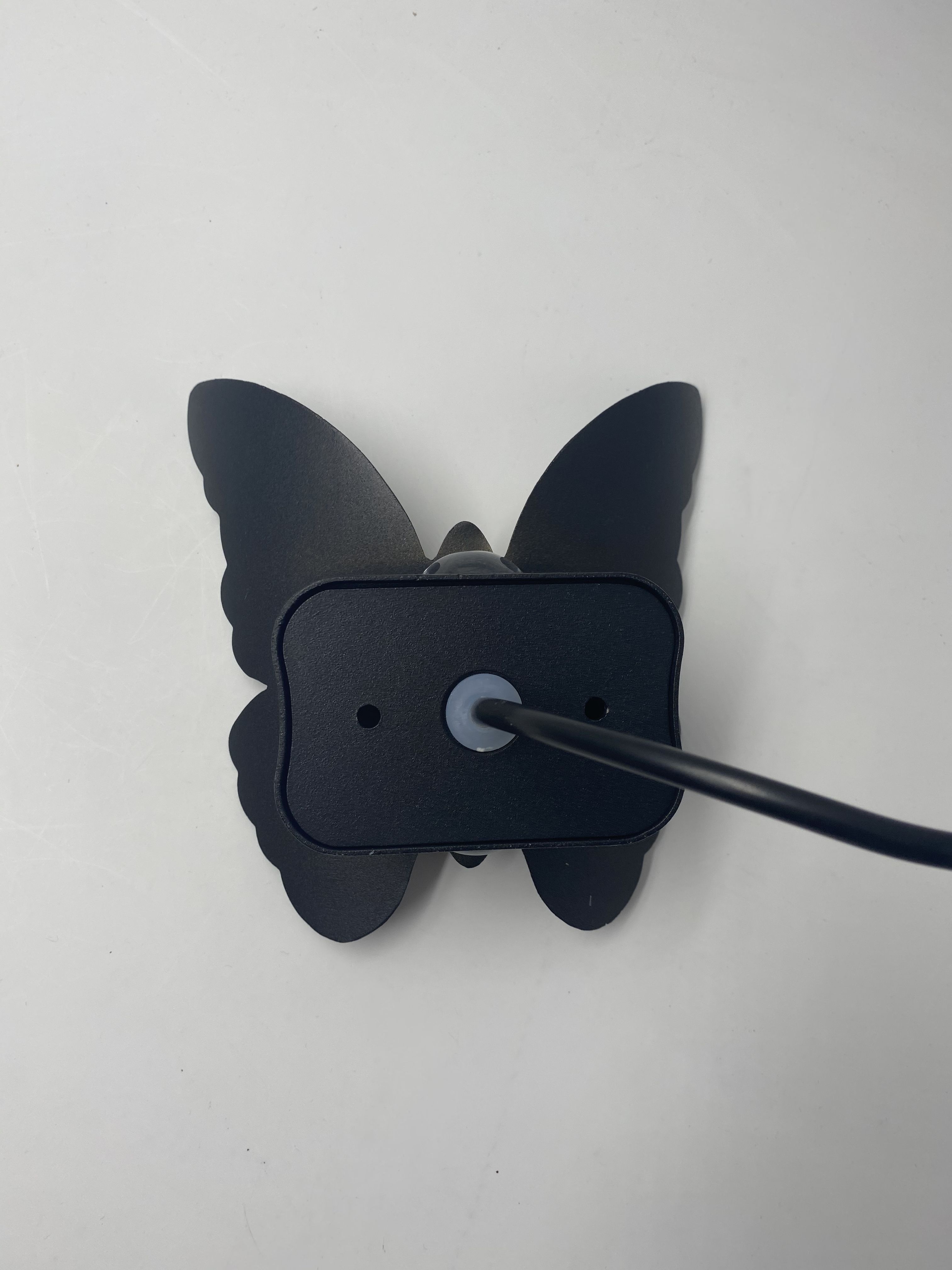 Lampe murale extérieure en forme de papillon vente chaude d'été IP65 applique murale étanche pour la lumière de support d'allée de décoration de jardin