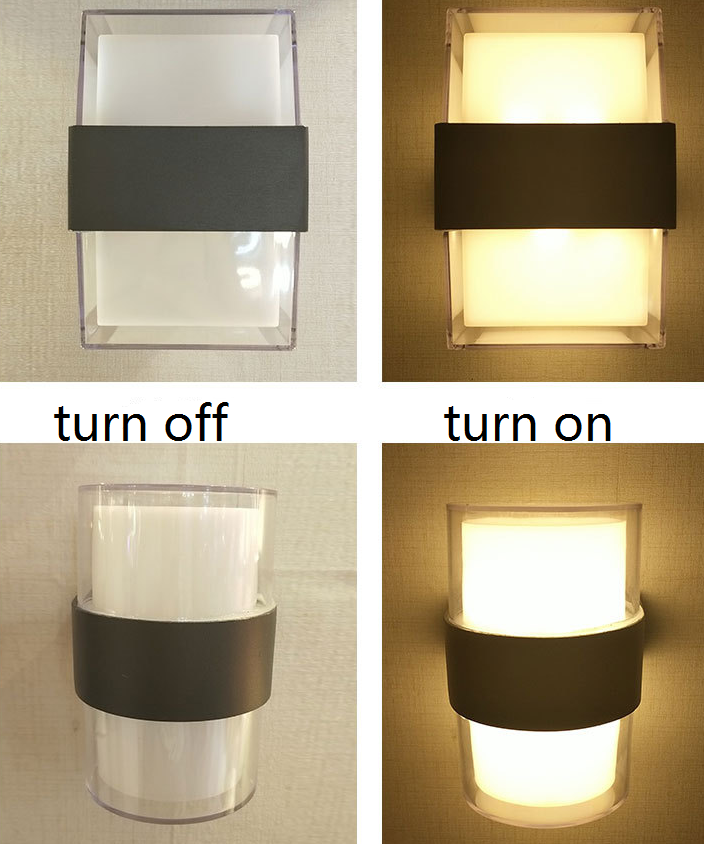 IP65 mur LED lampe extérieure étanche éclairage de jardin en aluminium AC86-265 intérieur chambre salon escaliers allée applique murale