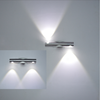 6W applique murale moderne 360 ​​degrés rotation LED luminaires muraux lecture applique/miroir éclairage lumière haute luminosité