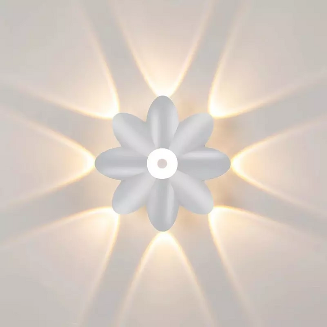 LED applique murale extérieure haut vers le bas décoration projecteur Lotus Villa couloir balcon couloir fond applique murale