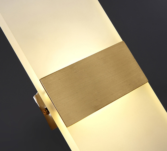6W Acrylique Applique Murale Intérieure Applique Acrylique Led Rgb Avec BOM / Service à Guichet LED Applique Murale Marque Laser Personnalisée Lampe Acrylique Personnalisée Marchandises