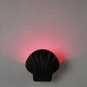 5W nouvelle lampe étanche RGB couleur de la lumière LED applique moderne mur LED lumière extérieure intérieure lumière loft jardin coquille lampe