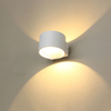 5W blanc chaud/lumière froide applique murale cercle pour la décoration intérieure illumine les lumières applique murale LED noir/blanc lumière haut et bas