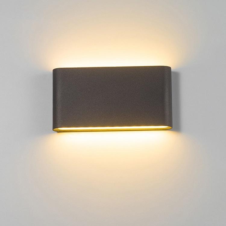 18W LED IP65 éclairage extérieur moderne applique intérieure étanche LED applique murale salon lumière carré led applique murale