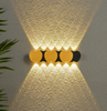Nouveau couloir escaliers éclairage mur LED lampe extérieure étanche IP65 haut et bas applique murale acrylique lumière jardin lumières 220V