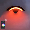 Vente chaude Étanche APP Contrôle Smart Mur Lampe Balcon Cour LED Lampe Smart Étanche Mur Lumières