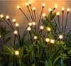 Lampe solaire extérieure appliques murales extérieures solaires appliques murales solaires vacances de Noël parc extérieur décoration tissu Led lumière de décoration de cour de noël