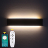 Lampe led intelligente haut et bas lumière 2.4G longue applique murale avec contrôleur applique murale intérieure applique murale LED trois températures de couleur