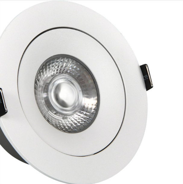 Chine prix d'usine CE ERP rond petit panneau lumineux 5W 7W lumière du jour encastré LED plafond panneau lumineux plafond Mini Spot LED