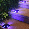 4 LED lampe solaire IP65 étanche lumière extérieure cour applique murale pour jardin et Villa décoration étape lumière