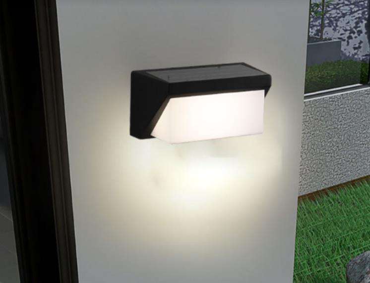 Lumière solaire étanche lumière LED solaire lampe de lumière du soleil extérieure pour jardin rue paysage balcon décor solaire applique extérieure