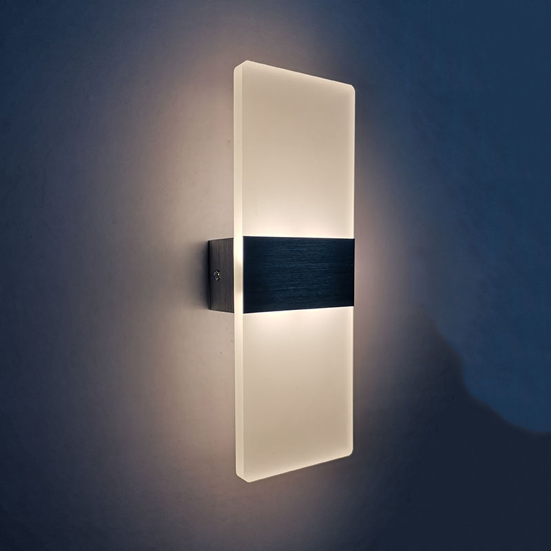 Acrylique 6W applique simple led salon fond rond applique hôtel hall couloir éclairage minimaliste