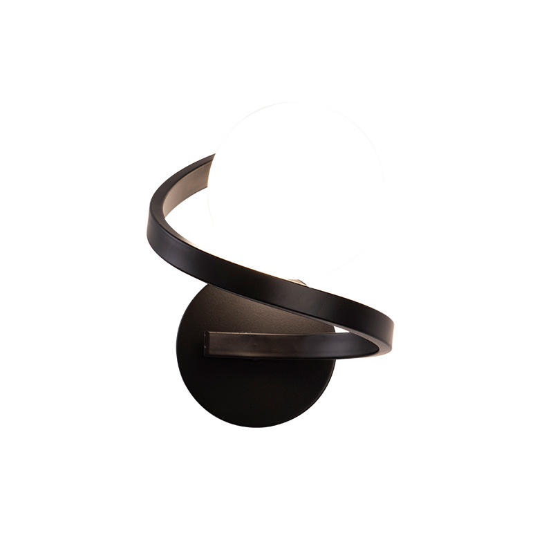 Classique Lampen cristal chambre chevet montage intérieur lumière intérieure décorative or noir métal moderne Led applique murale en verre