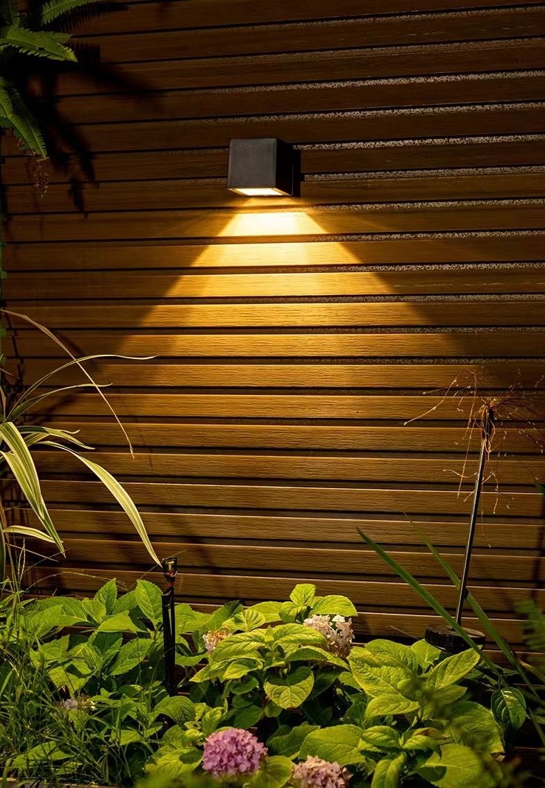 Mur solaire extérieur jardin maison applique étanche haut et bas éclairage lampe Villa décorative jardin applique murale