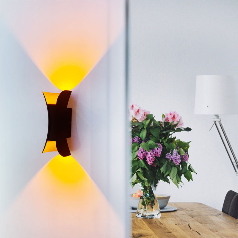 6w 10w nouveau design vacances décoration luxe extérieur intérieur étanche à l'eau applique murale LED support lumière IP65 marchandises
