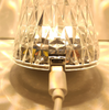 16 Couleur Veilleuse Dimmable Lampe de Bureau Led Lampe de Table Shinning Touch RVB avec Télécommande Lampe Cristal Charge LED Lampe de Bureau Projecteur Romantique 