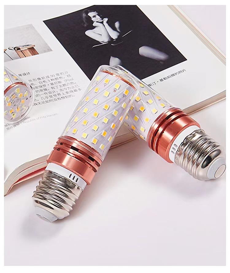 7W LED E14 E27 ampoule température tricolore maïs ampoule 12W 16W 18W lustre ampoule pour lumière intérieure