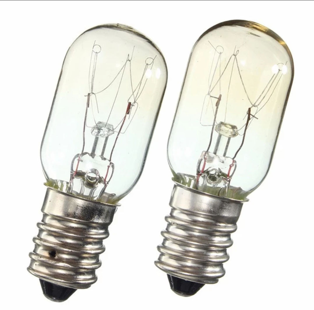 AC220 230V Edison Ampoule E14 SES 15W 25W Réfrigérateur Réfrigérateur Ampoule Lampe À Filament De Tungstène Ampoules Blanc Chaud Plafond Projecteur
