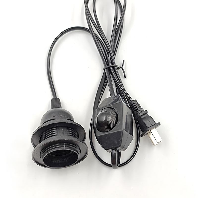 110V 220V 301 gradateur interrupteur à intensité variable E26 E27 fil électrique prise interrupteur et fil 0.75mm 0.5mm 0.35mm E26 support de lampe