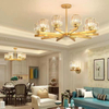 70W Pendentif Lumière salle à manger lustre foyer lustre Noir Led Design Nordique En Aluminium Moderne Lampe Lumineuse Éclairage Salon Salle D'emballage