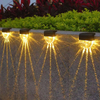 Lumières de jardin extérieures d'escalier de lampe solaire de LED blanc chaud décoration lumineuse de balcon d'énergie solaire imperméable pour la clôture d'escalier de Patio