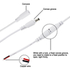 Ligne de prise de tête mâle et femelle cc connecteur d'alimentation cc boucle de verrouillage de l'adaptateur ligne de connecteur de câblage d'alimentation