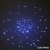 Feux d'artifice en plein air fil de cuivre LED chaîne 100leds étanche guirlande lumineuse de Noël suspendu décoration lumières alimenté par batterie