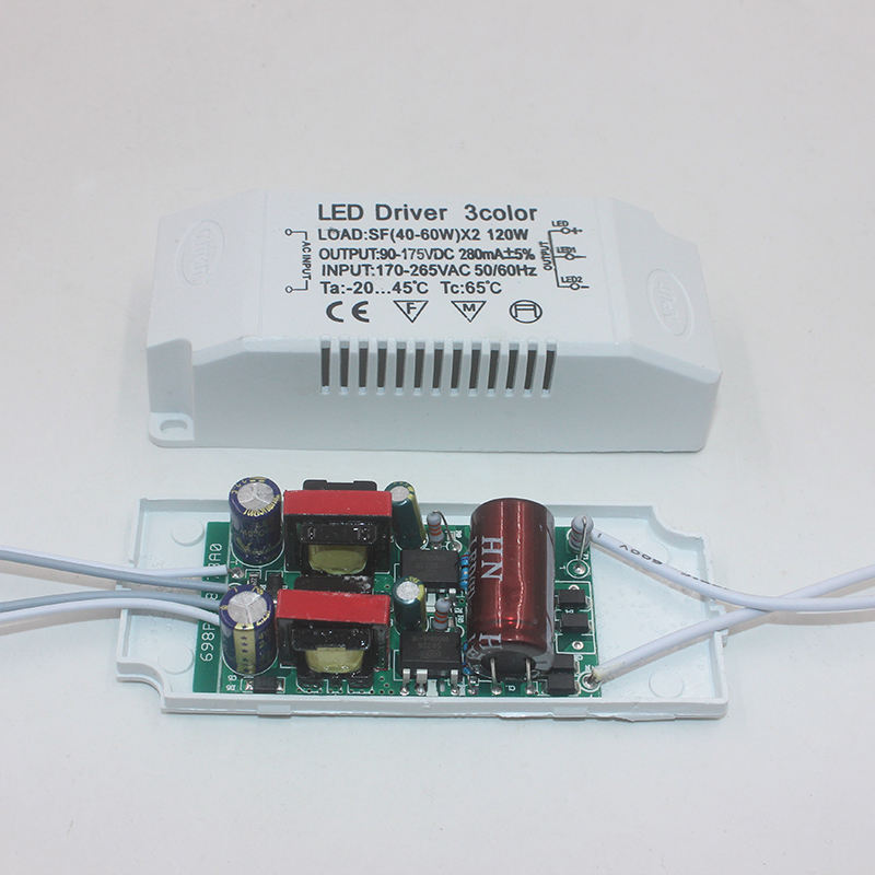 Hagood 36W LED Driver Transformateur d'éclairage non isolant Adaptateur d'alimentation pour pilote de luminaire