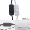 EU US UK E27 cordon d'alimentation ampoule support de Base câble d'extension lampe à LED fil interrupteur prise électrique convertisseurs de prise 110v 220v