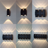 Applique murale moderne lumières 12W LED chambre appliques murales en aluminium lampes d'éclairage pour salon chambre couloir