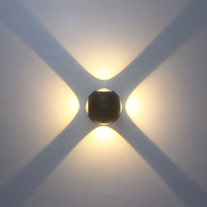 NOUVELLE Arrivée Boule Lumières Extérieure Vers Le Bas Lumière Multicolore Lumières Mur Externe Lampes Luminaire LED Wandlamp LED Mur Lampes
