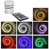 Applique murale de plafond poreux rgb LED montée au plafond avec télécommande pour la cour intérieure d'applique de lumière de barre de restaurant, nouvelles