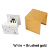 Applique Murale Haut Et Bas 12W Imperméable Jardin Extérieur Ip65 Led Lumière Brossé Or Argent Gris