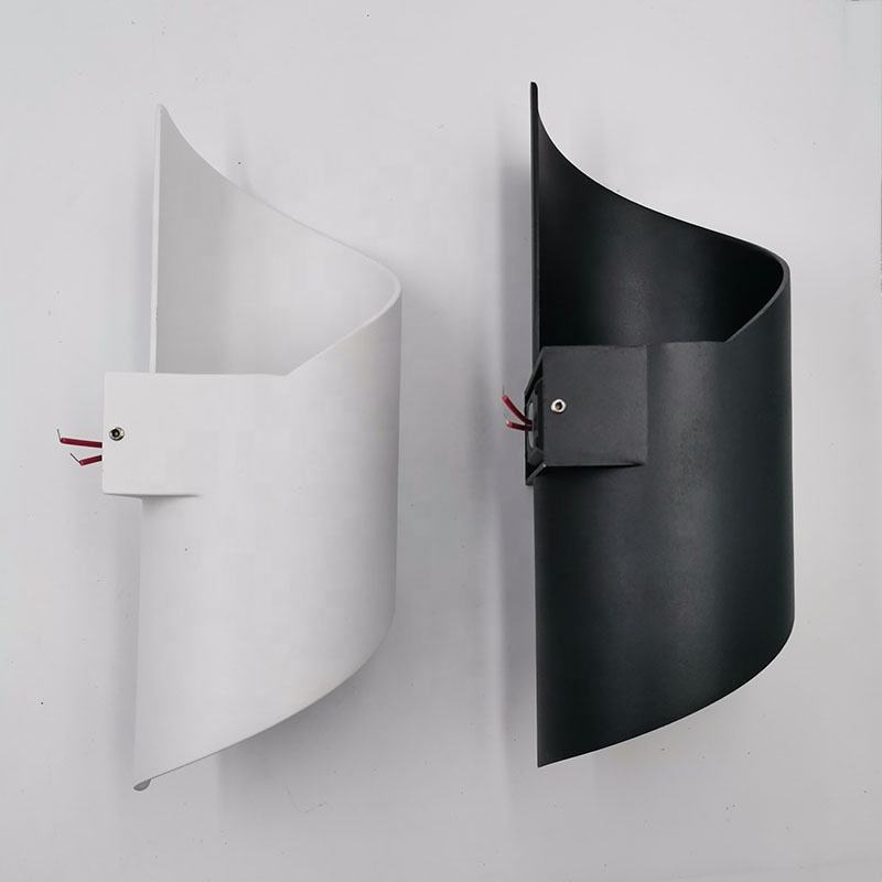 12W forme de courbe installation facile lumière murale Ktv Villa décoration cour balcon Piazza porte escalier appliques murales