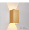 Applique murale LED 12W à l'extérieur de l'applique murale LED IP65 étanche lumières de cloison carrée en métal