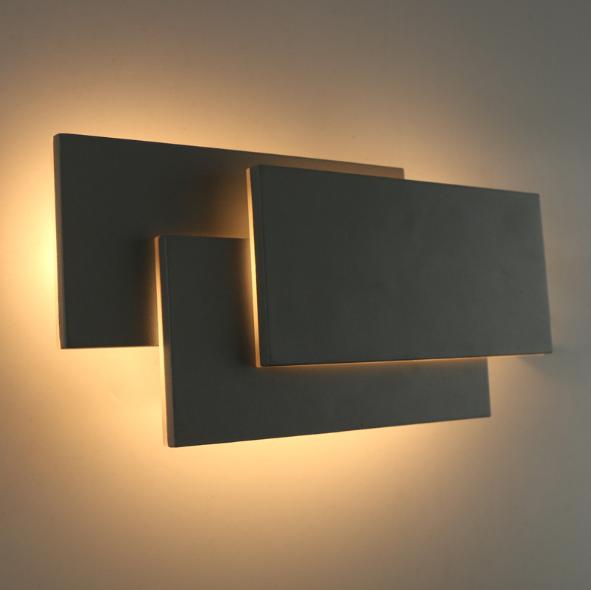 Nouvel hôtel moderne 12W led applique murale pour chambre salon chevet décoration intérieure noir vanité moderne se vend bien électronique
